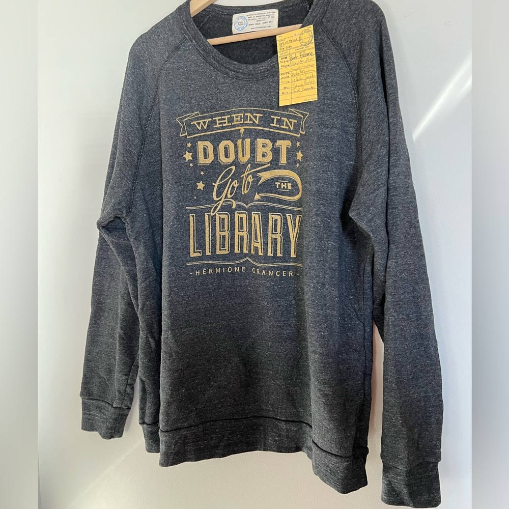 BNWT Harry Potter Out of Print Sweatshirt XXL